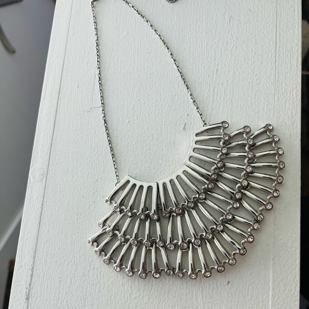 Jessica Simpson Layered Silver Necklace